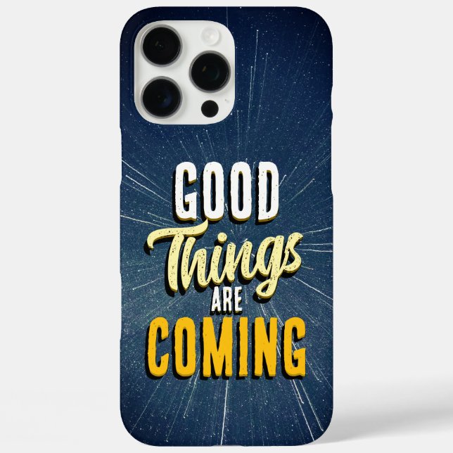 Coques Case-Mate iPhone De bonnes choses arrivent (Verso)