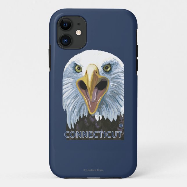 Coques Case-Mate iPhone De ConnecticutEagle fin (Dos)