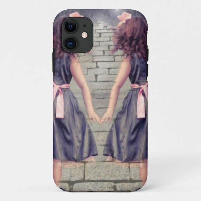 Coques Case-Mate iPhone de Gémeaux de meilleurs amis filles jumelles (Dos)