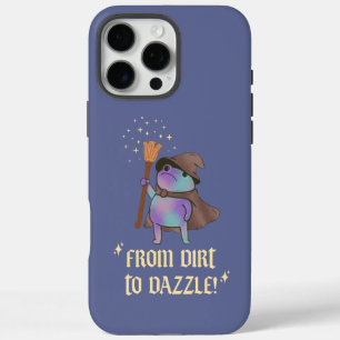 Coque iPhone 16 Pro Max De la boue à l'éclat Chapeau de sorcière de grenou