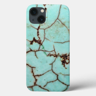 Case-Mate iPhone Case De la série Gemstone - Turquoise Cracked