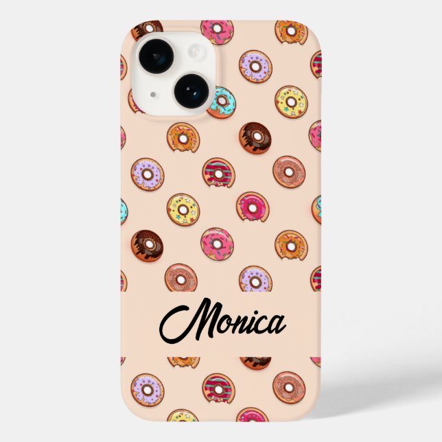 Coques Case-Mate iPhone De mignons beignets décoratifs roses (Verso)