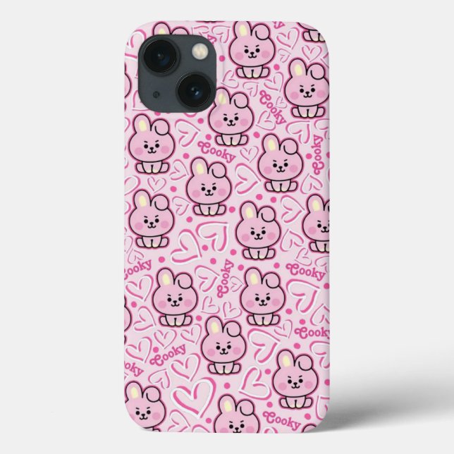 Coques Case-Mate iPhone de petits lapins roses mignons  (Verso)