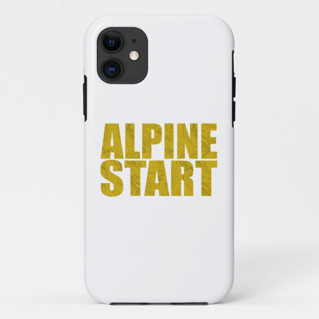 Coques Case-Mate iPhone Début alpin (Topo) (Dos)