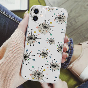 Coque Pour iPhone 16 Début atomique milieu du siècle moderne Rétro