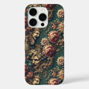 Coque iPhone 16 Pro Décadence Dérangée – Floral Victorien Gothique
