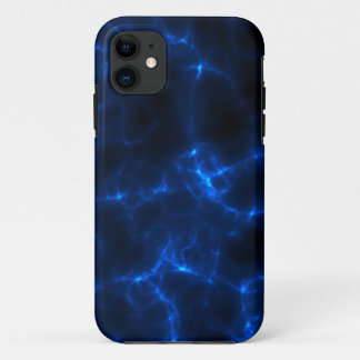 Coques Pour iPhone Décharge électrique dans bleu-foncé