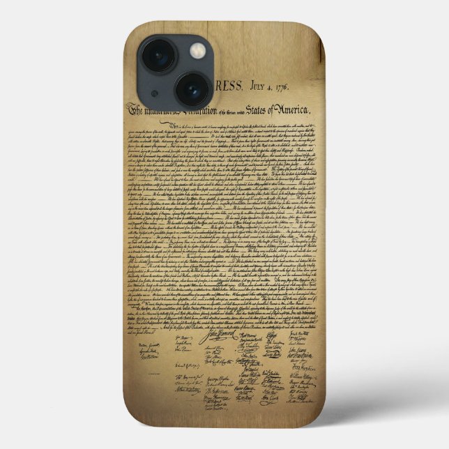 Coques Case-Mate iPhone Déclaration vintage d'indépendance (Verso)