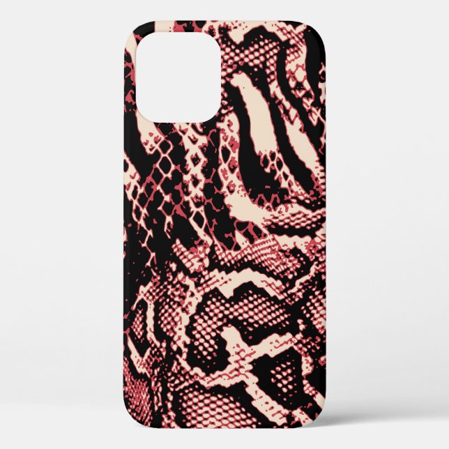 Coques Case-Mate iPhone déco de la texture motif de serpent (Verso)