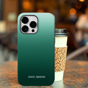 Coque Case-Mate iPhone Décoloration minimaliste dans les tons verts avec