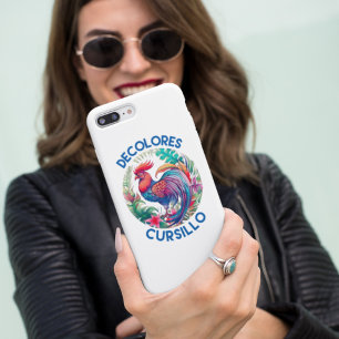 Case-Mate iPhone Case DeColores Cursillo Rooster floral coloré