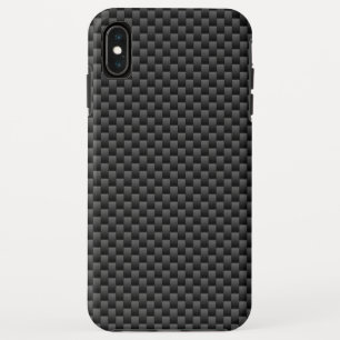 Coque Pour iPhone XS Max Décor d'impression élégant en fibre de carbone