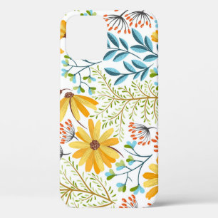 Case-Mate iPhone Case Décor fleuri coloré, décoration homogène