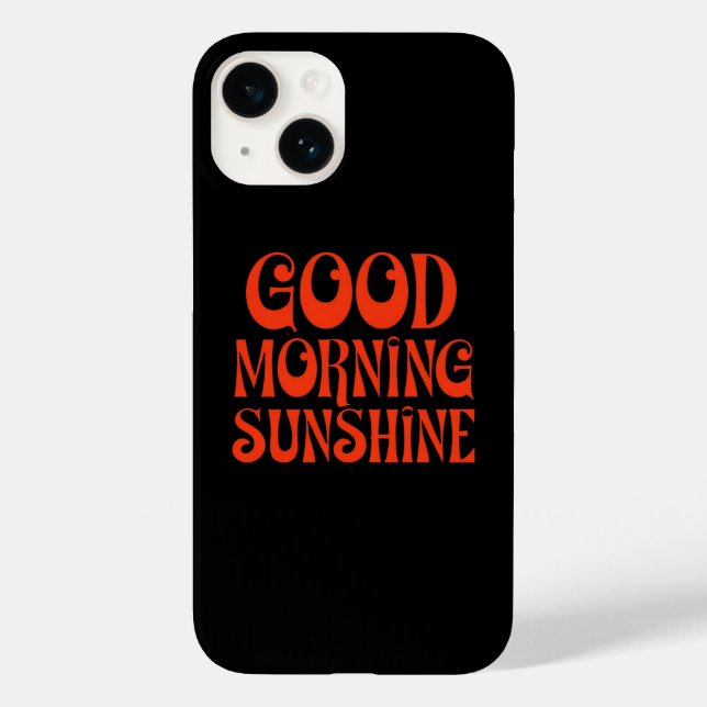 Coques Case-Mate iPhone Décor rétro Good Morning Sunshine (Verso)