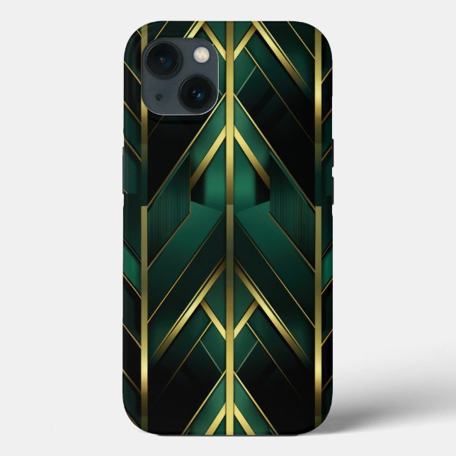 Coques Case-Mate iPhone Décoration Verte (Verso)