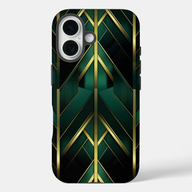 Coques Case-Mate iPhone Décoration Verte (Verso)