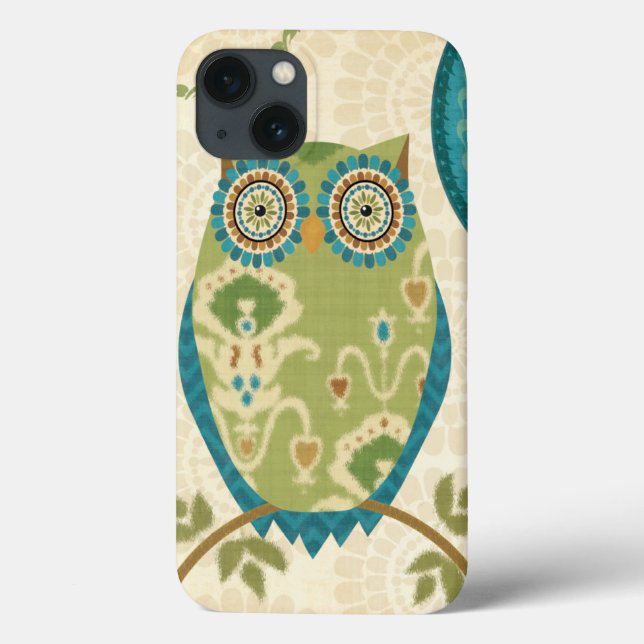 Coques Case-Mate iPhone Decorative Owl with Circular Designs (Verso)