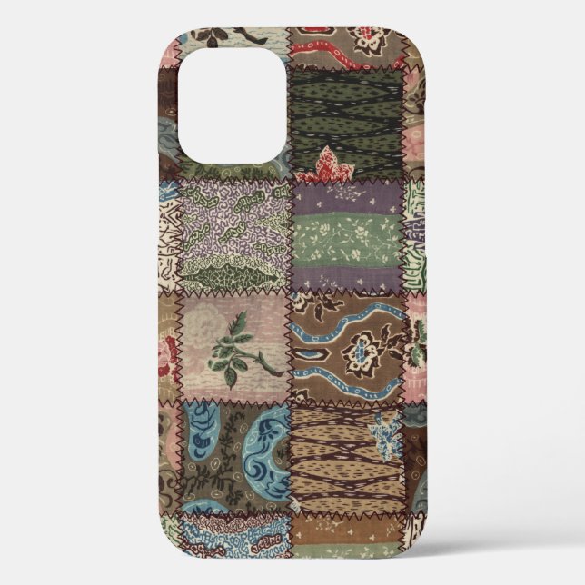 Coques Case-Mate iPhone Découpe à patchwork, texture 3D. (Verso)