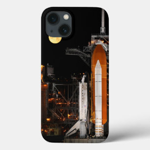 Etui iPhone 13 Découverte de navette spatiale et lune