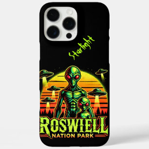 Coque iPhone 16 Pro Max Découvrez l'Alien Lore à Roswell !