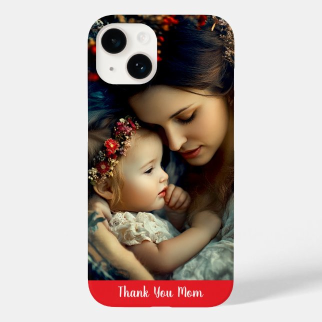 Coques Case-Mate iPhone Dédicace aux mamans (Verso)