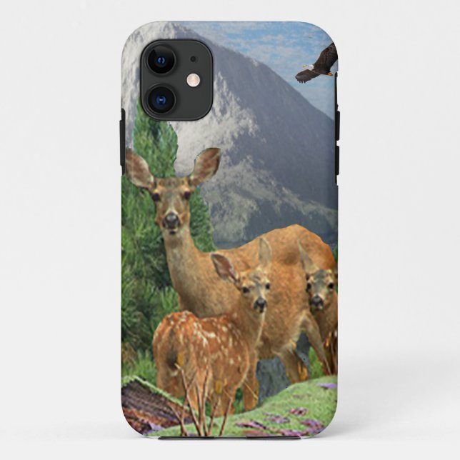Coques Case-Mate iPhone Deer art (Dos)