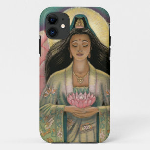 Coques Pour iPhone Déesse de Kuan Yin de cas de l'iPhone 5 de