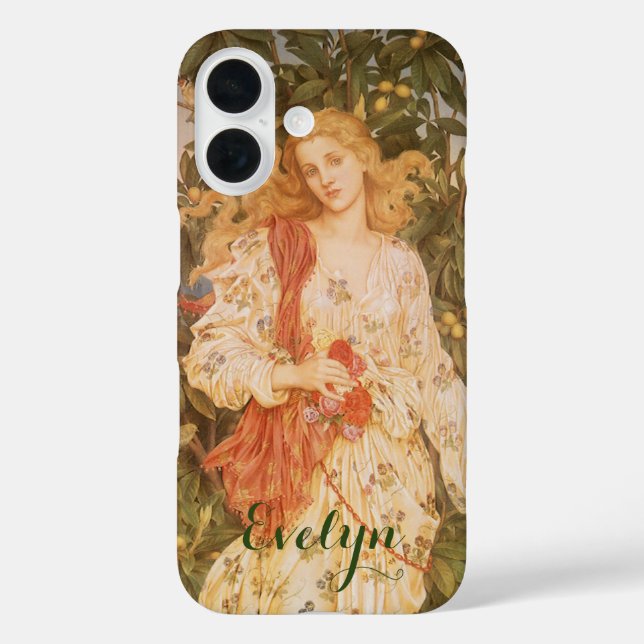 Coques Case-Mate iPhone Déesse des fleurs, Flora de Morgan (Verso)