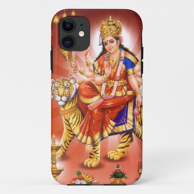 Coques Case-Mate iPhone Déesse Durga (déesse indoue) (Dos)