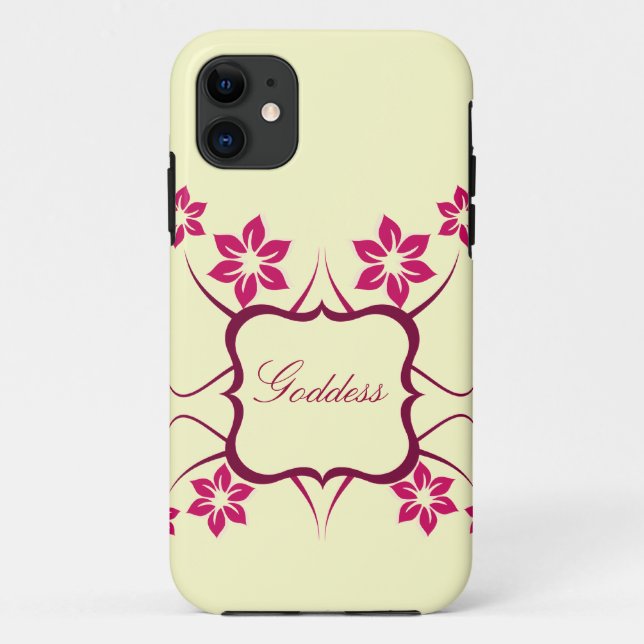 Coques Case-Mate iPhone Déesse Floral CM iPhone 5 BT ID Coque, rose (Dos)