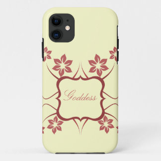 Coques Pour iPhone Déesse Floral CM iPhone 5 BT ID Coque, Rouge