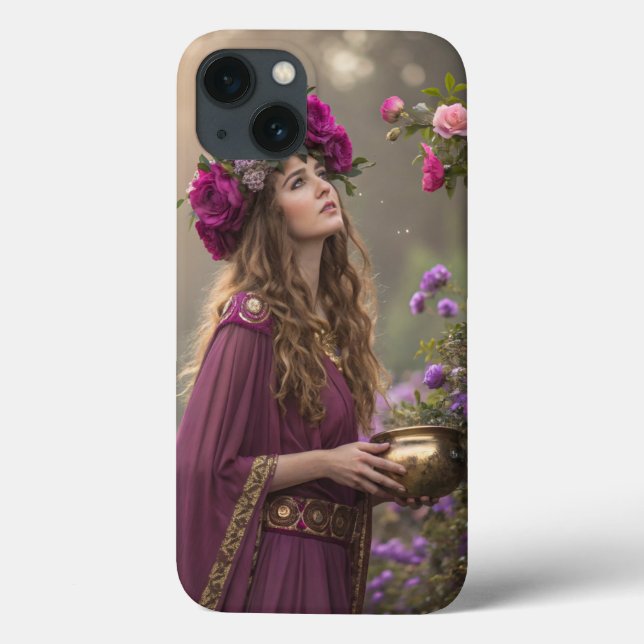 Coques Case-Mate iPhone Déesse Florale Élégante - Housse de Téléphone Arti (Verso)