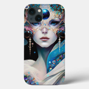 Case-Mate iPhone Case Déesse masquée cosmique Queen Imaginaire Art