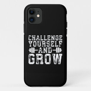 Coque iPhone 11 Défiez-vous et développez-vous - inspiré