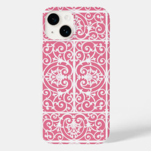 Coque Case-Mate iPhone Défilement rose et blanc