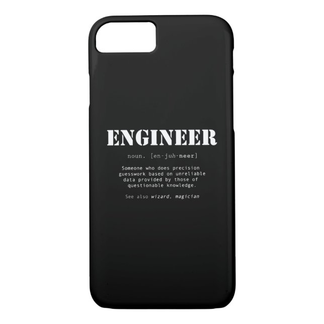 Coques Case-Mate iPhone Définition du dictionnaire d'ingénieur amusant (Dos)