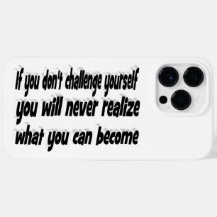 Coque Case-Mate iPhone Défis-toi Devis Motivationnel
