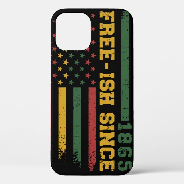 Coques Case-Mate iPhone Dégel depuis 1865 drapeau américain couleurs afric (Verso)