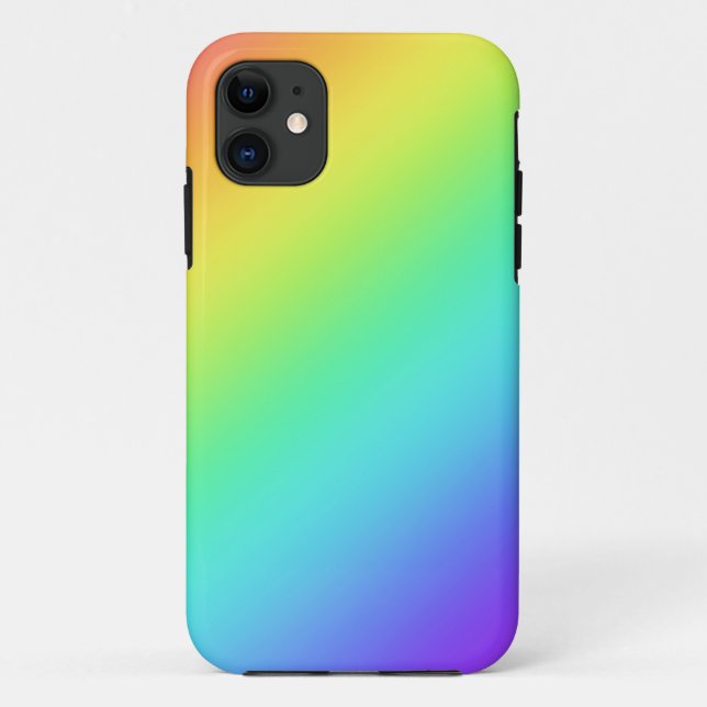 Coques Case-Mate iPhone Dégradé arc-en-ciel lumineux (Dos)