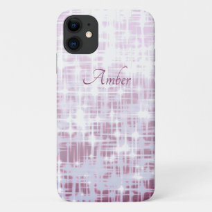 Case-Mate iPhone Case Dégradé Blanc Mauve Brille Étincelles Personnalisé