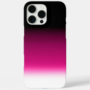 Coque iPhone 16 Pro Max Dégradé blanc rose burgundy