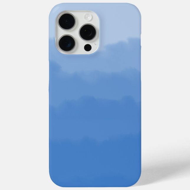 Coques Case-Mate iPhone Dégradé de ciel bleu rêveur  (Verso)