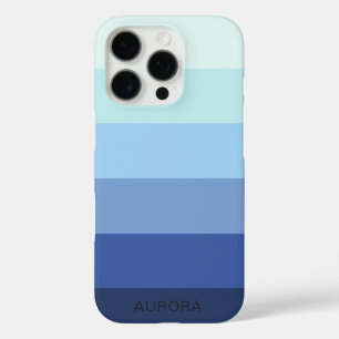 Coque iPhone 16 Pro Dégradé de couleur - Nom personnalisé