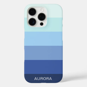 Coque iPhone 16 Pro Dégradé de couleur - Nom personnalisé