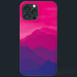 Case-Mate iPhone Case Dégradé de la montagne rose pourpre<br><div class="desc">Pour les amateurs de vibrations là-bas - un paysage de montagne violet magenta audacieux.</div>