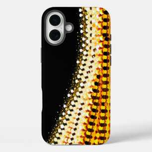 Coque Pour iPhone 16 Plus dégradé de l'argent rayonnant à l'or chaud