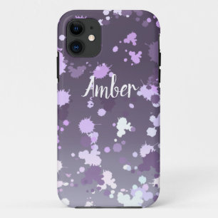 Case-Mate iPhone Case Dégradé de lavande violet Peinture éclaboussée Per
