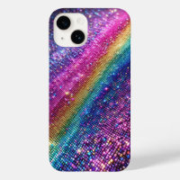 Dégradé de Luxe Pixel Arc-en-ciel Futuriste avec É