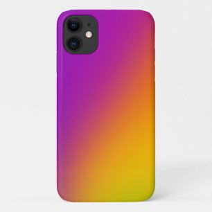 Case-Mate iPhone Case Dégradé diagonale magenta à jaune