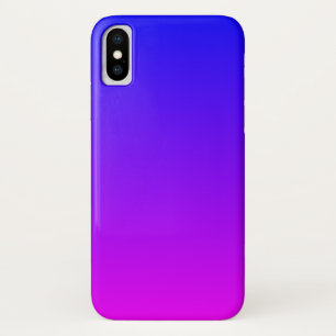 Coque Case-Mate iPhone Dégradé Magenta Bleu